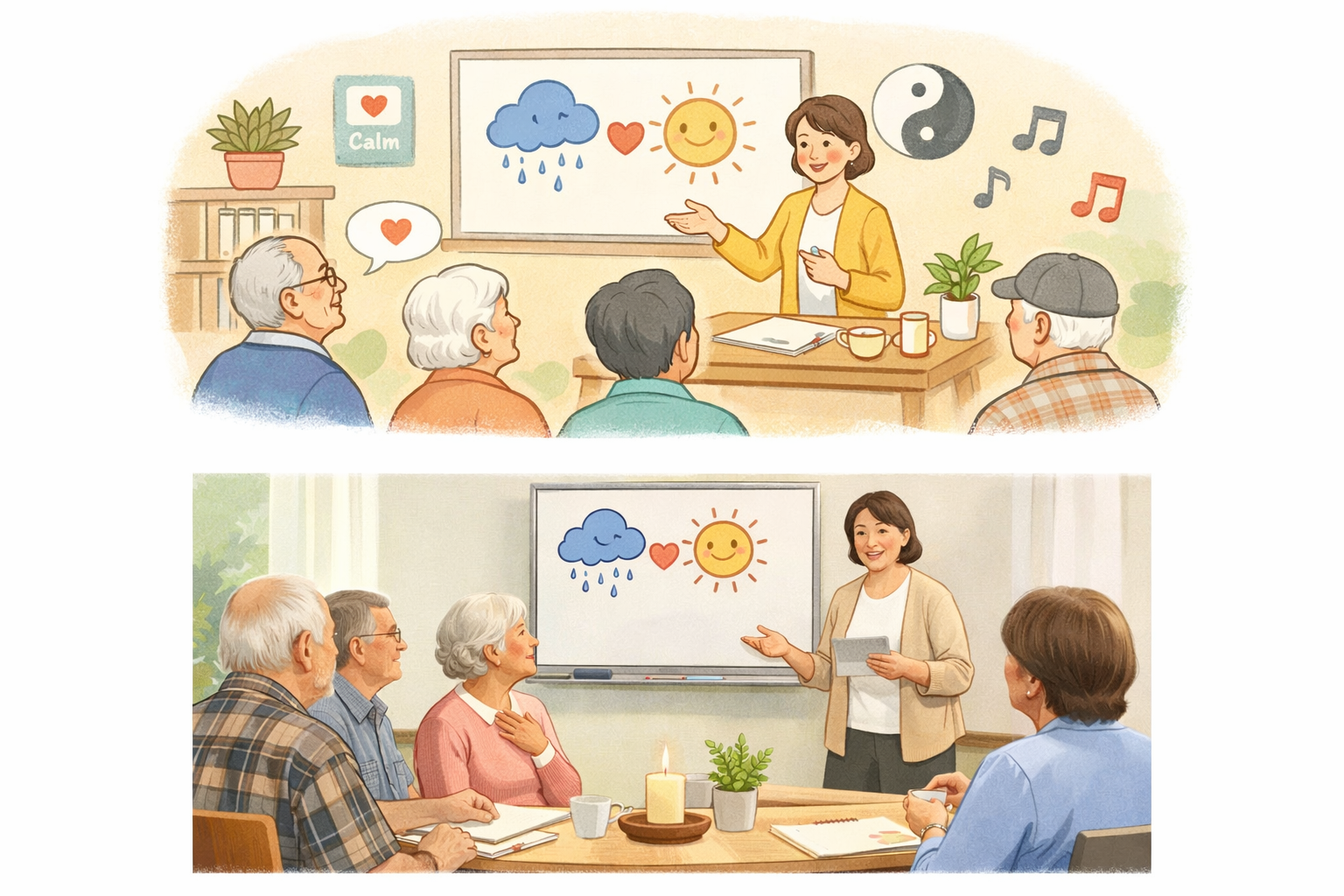 우울&middot;불안 척도를 고려한 수업 방식 조절법