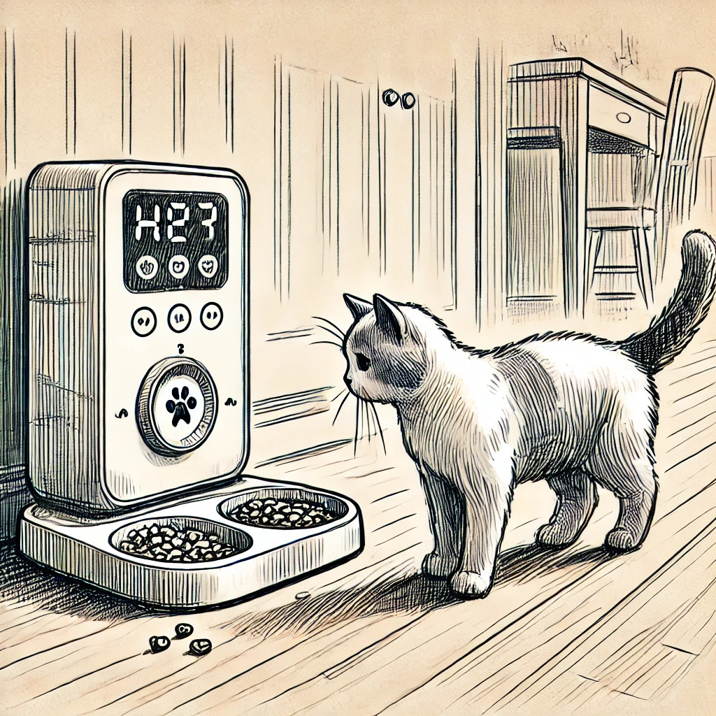 고양이 자동급식기 관련 이미지