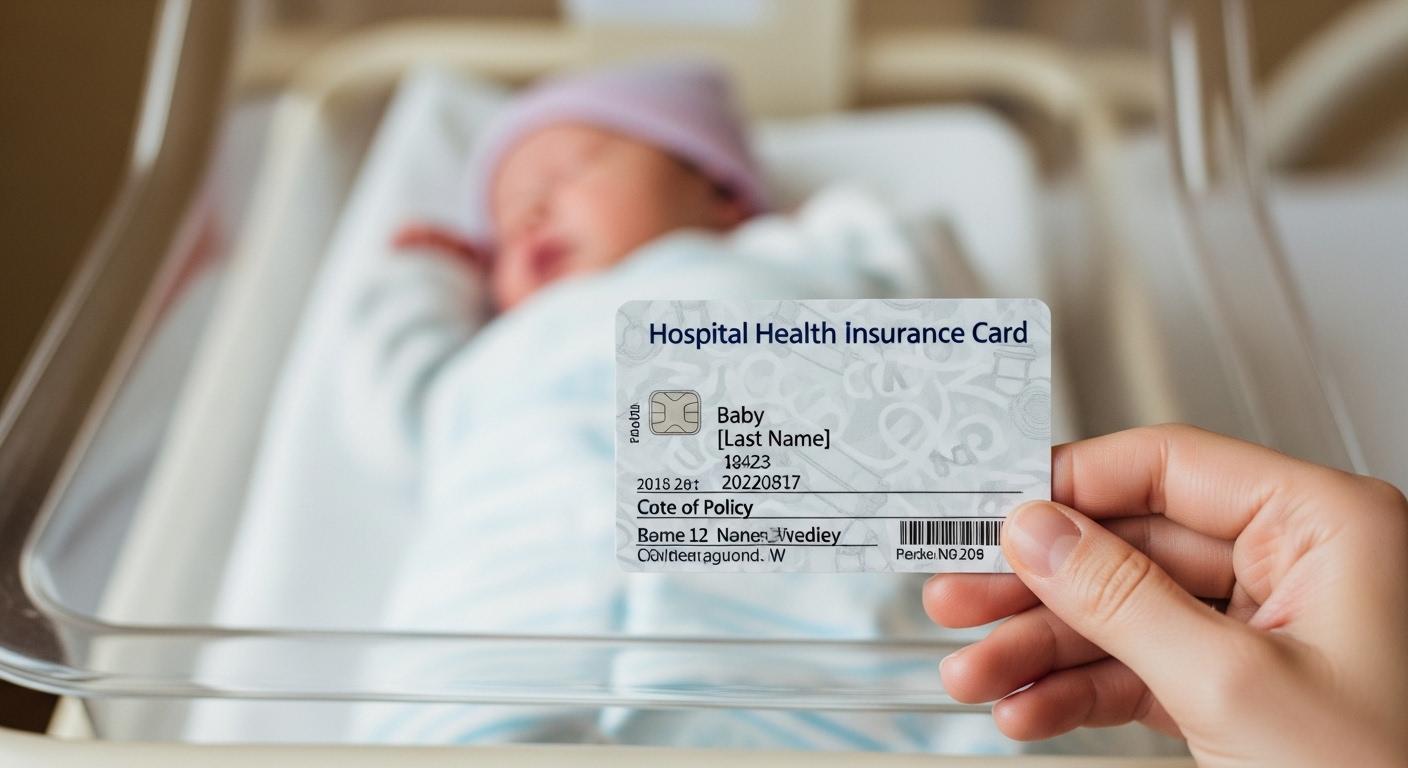 아기병원 건강보험증