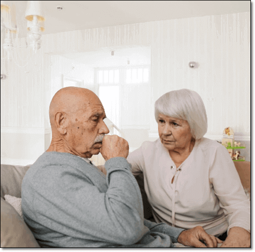 천식이 있는 노인