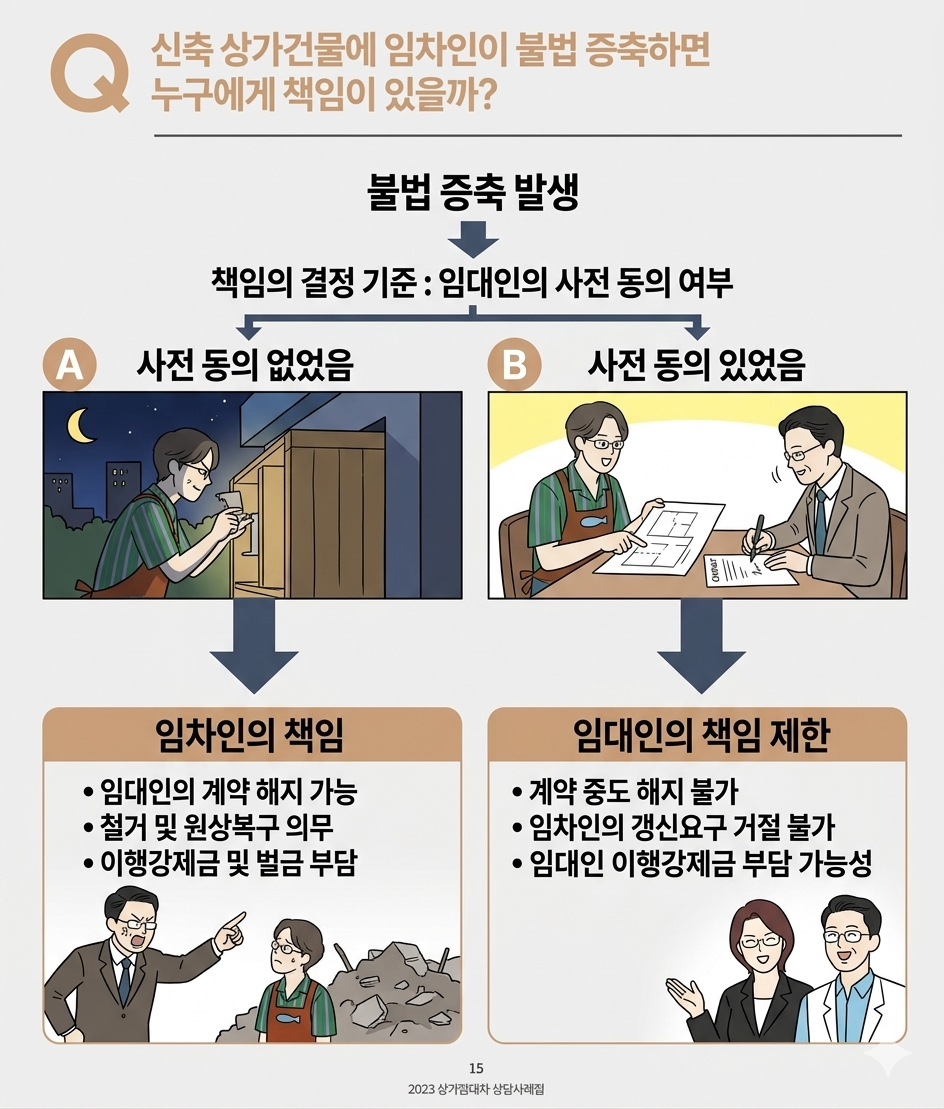 신축 상가건물 불법 증축 책임, 이행강제금 진짜 독박 씁니다!