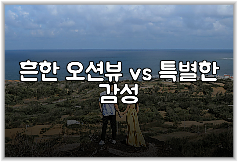 흔한 오션뷰 vs 특별한 감성