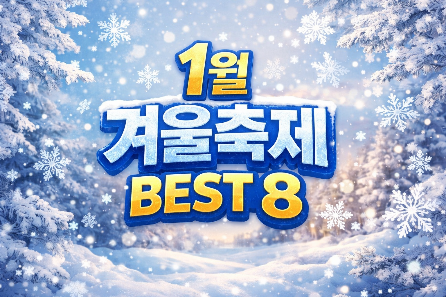 2026 1월 겨울축제 BEST8 일정 총정리