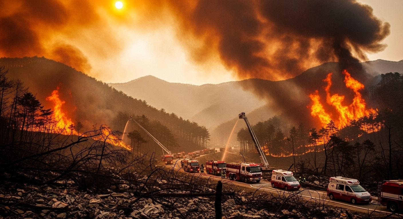 산불 피해 이미지