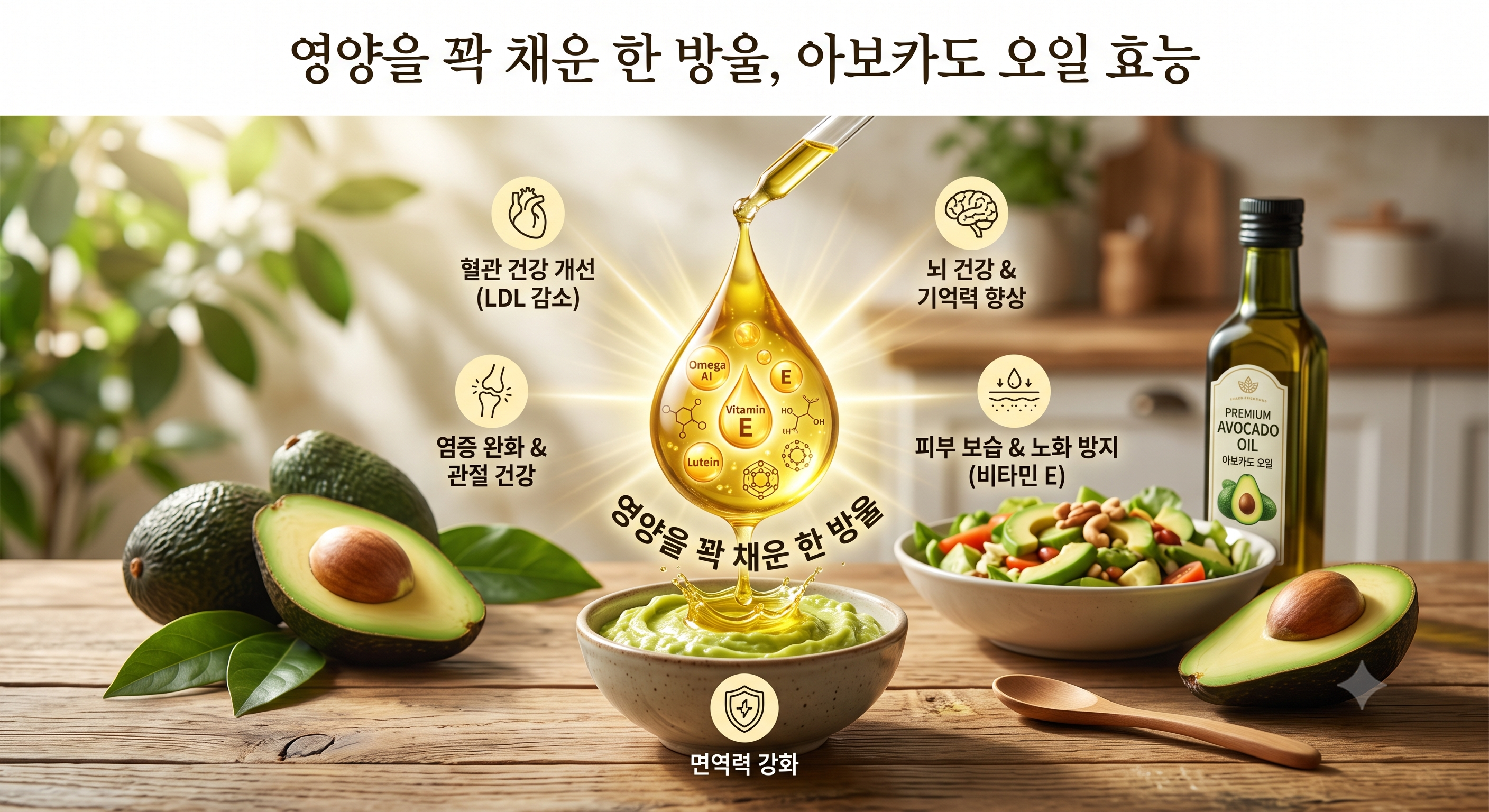 아보카도 오일의 효능