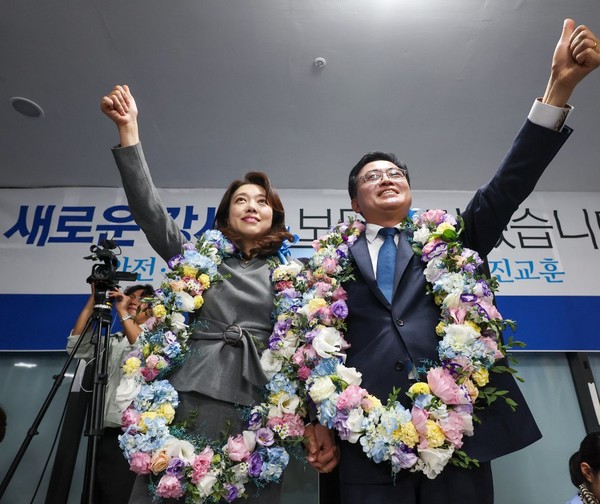 진교훈 강서구청창 당선