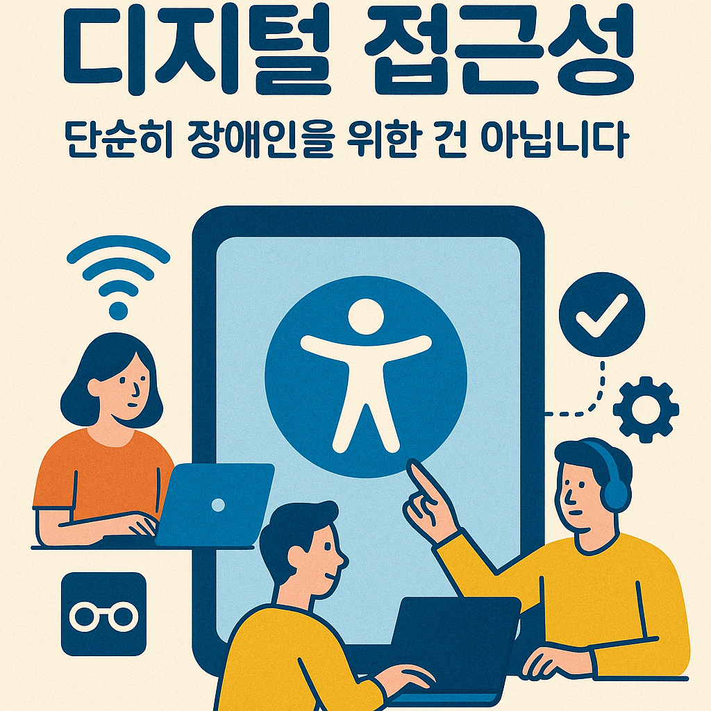 디지털 접근성, 단순히 장애인을 위한 건 아닙니다.