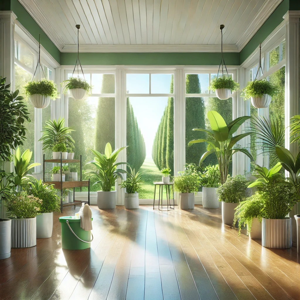 깔끔하고 화사해진 베란다