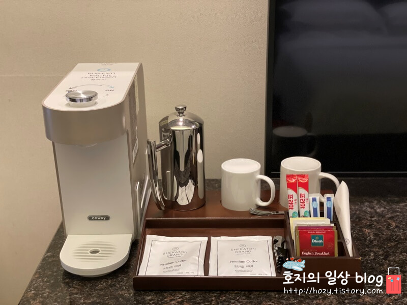 송도 쉐라톤 디럭스룸 미니바