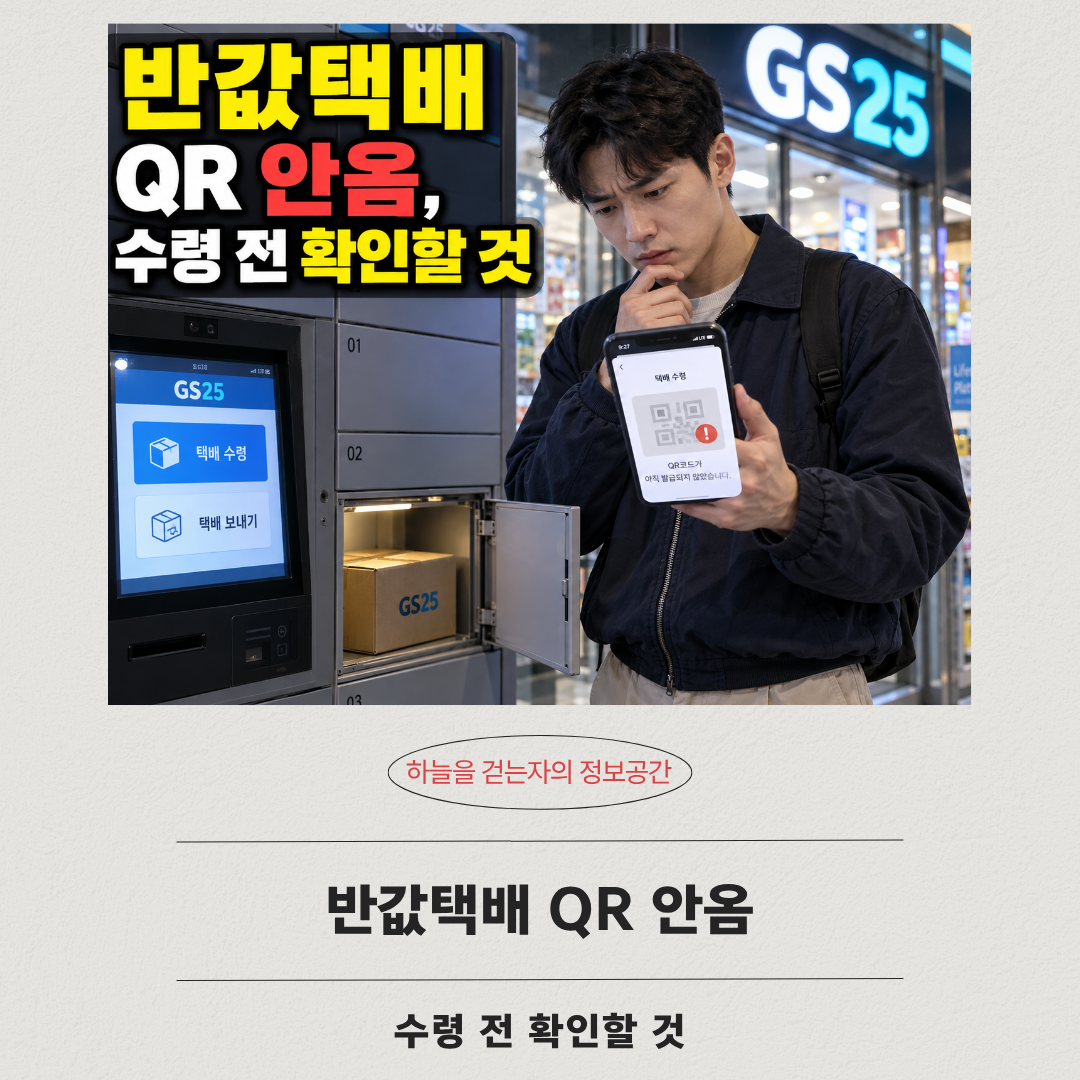 반값택배 QR 안옴, 수령 전 확인할 것