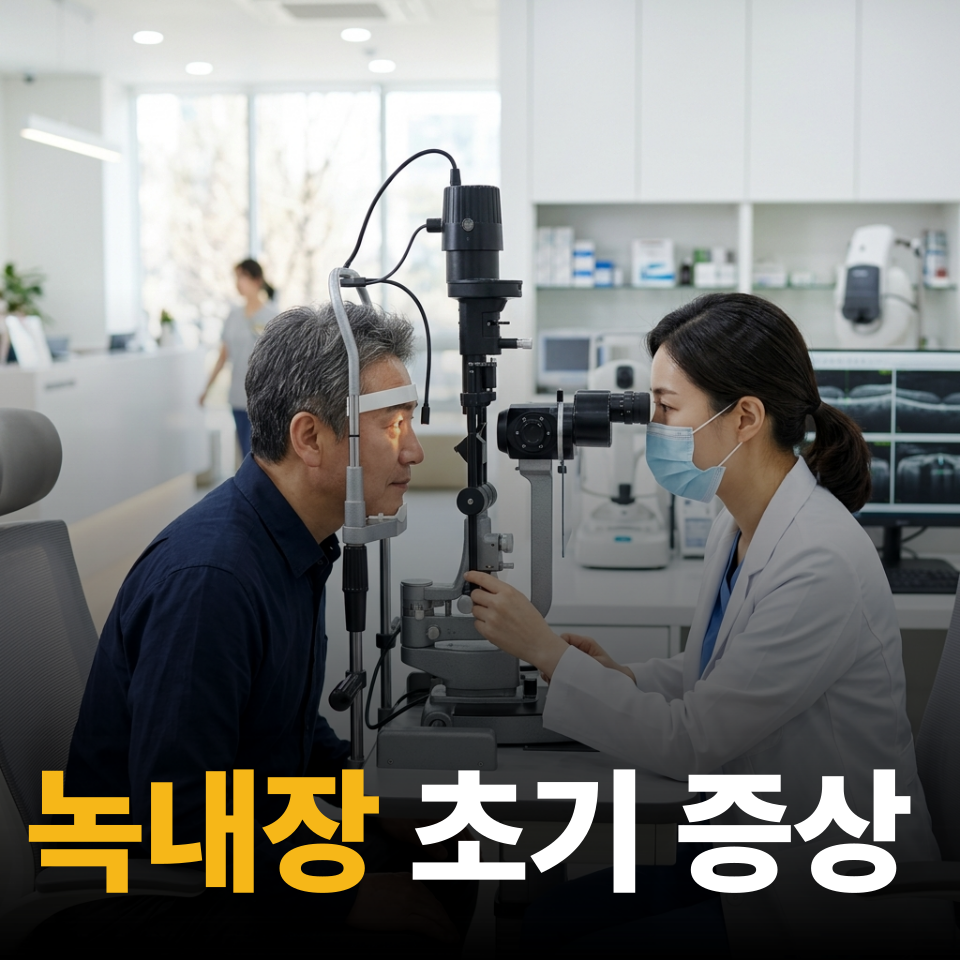 녹내장 초기증상