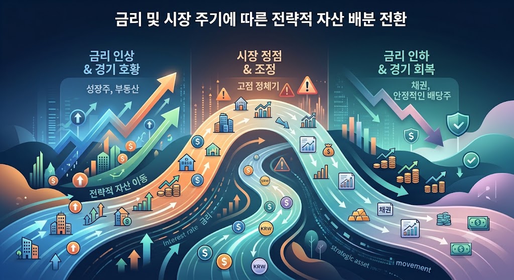 금리 인상기와 인하기, 시장 주기(Market Cycle)에 따라 자산 이동시키는 실전 전략