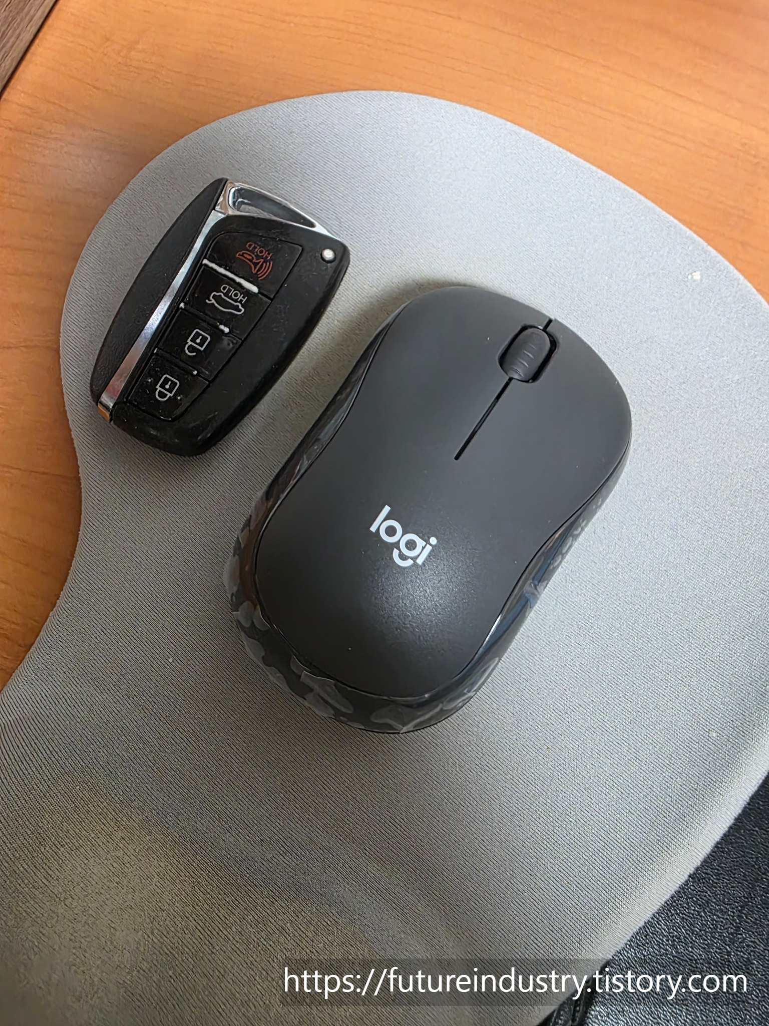 USB 동글 없는 무소음 마우스 로지텍 M240 연결 방법