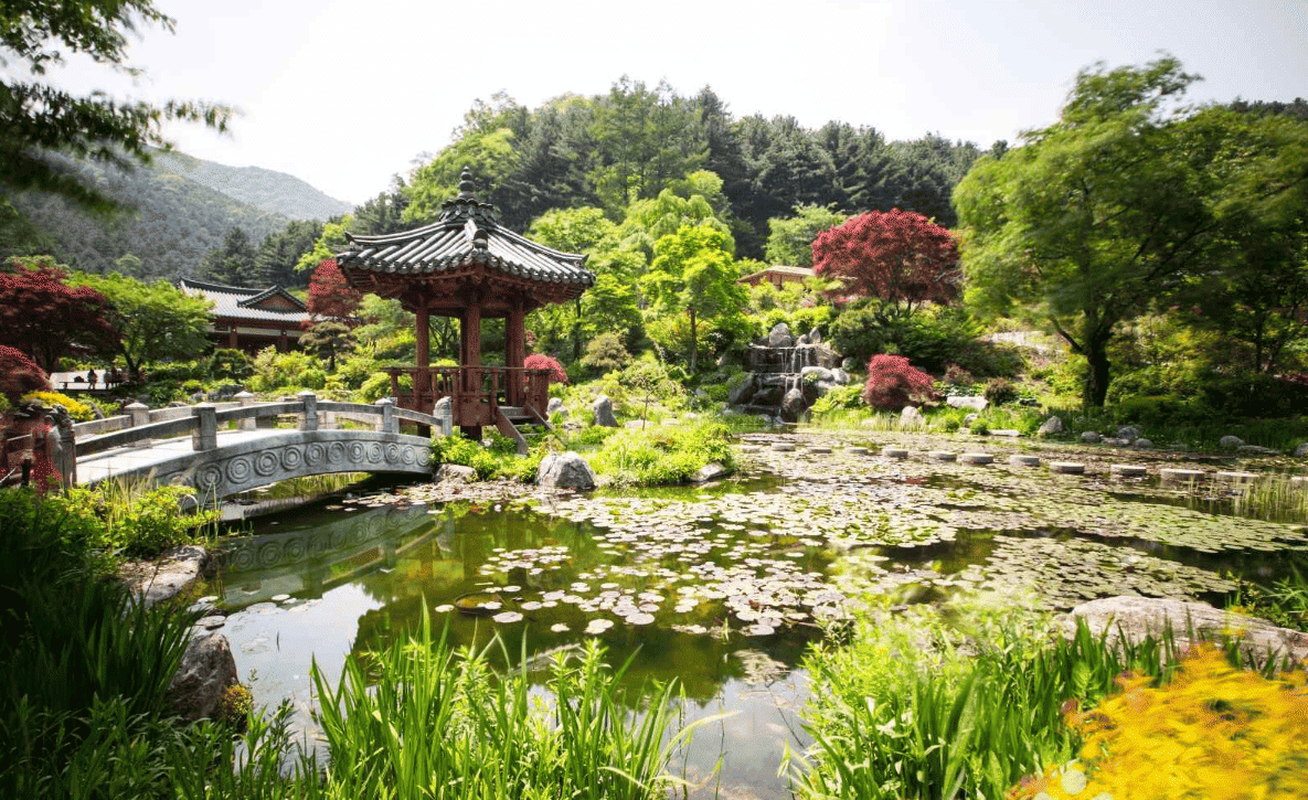 아침고요수목원