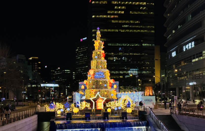 겨울, 청계천의 빛