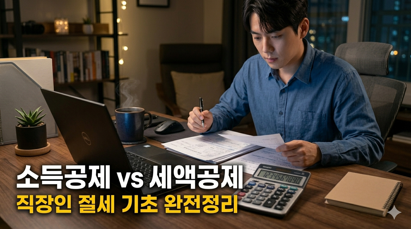 소득공제 세액공제 차이 완전정리 직장인 절세 기초 2026