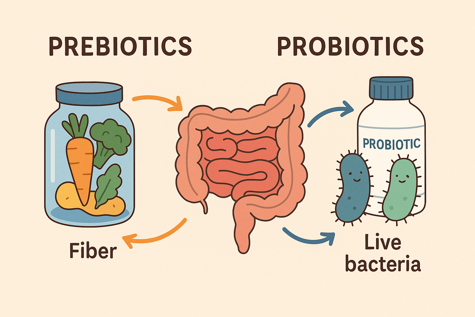 프리바이오틱스와 프로바이오틱스, 정확히 알기
