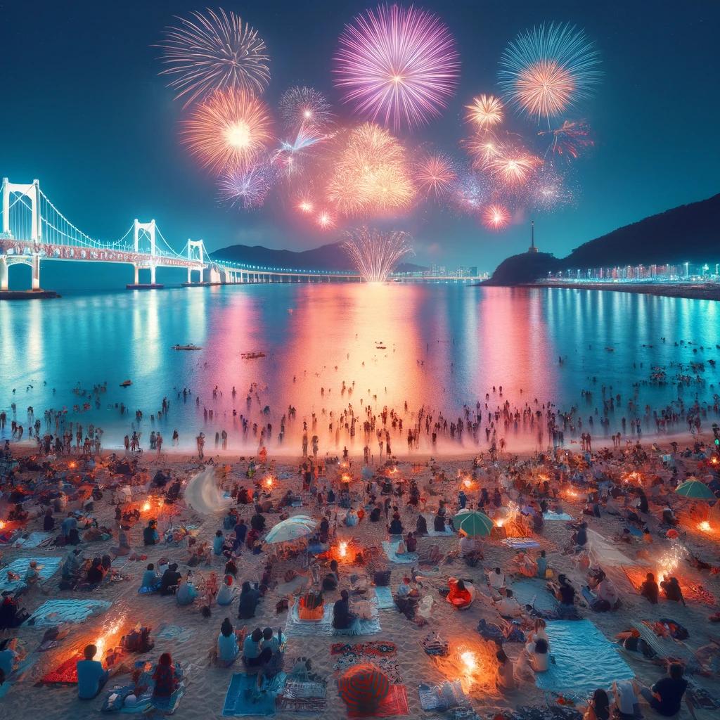 광안리 불꽃축제 자리