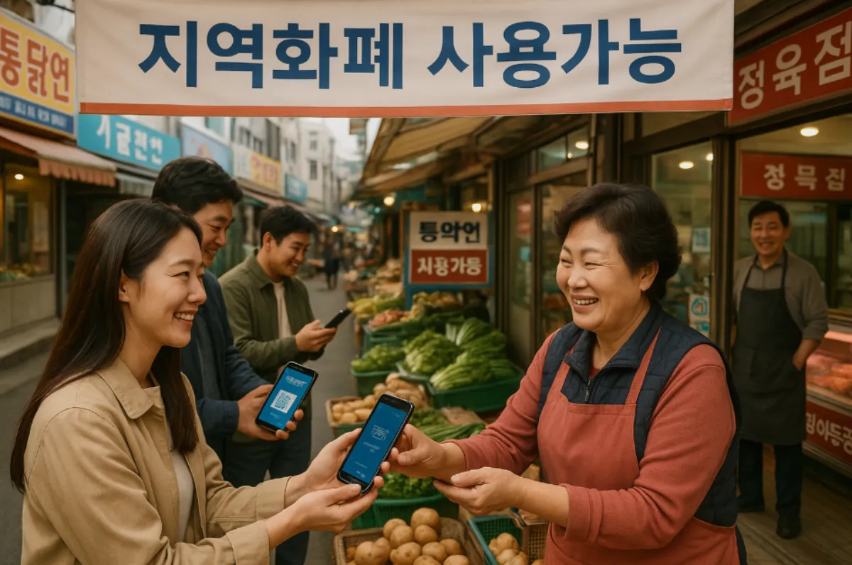 지역화폐 신청 및 충전 방법