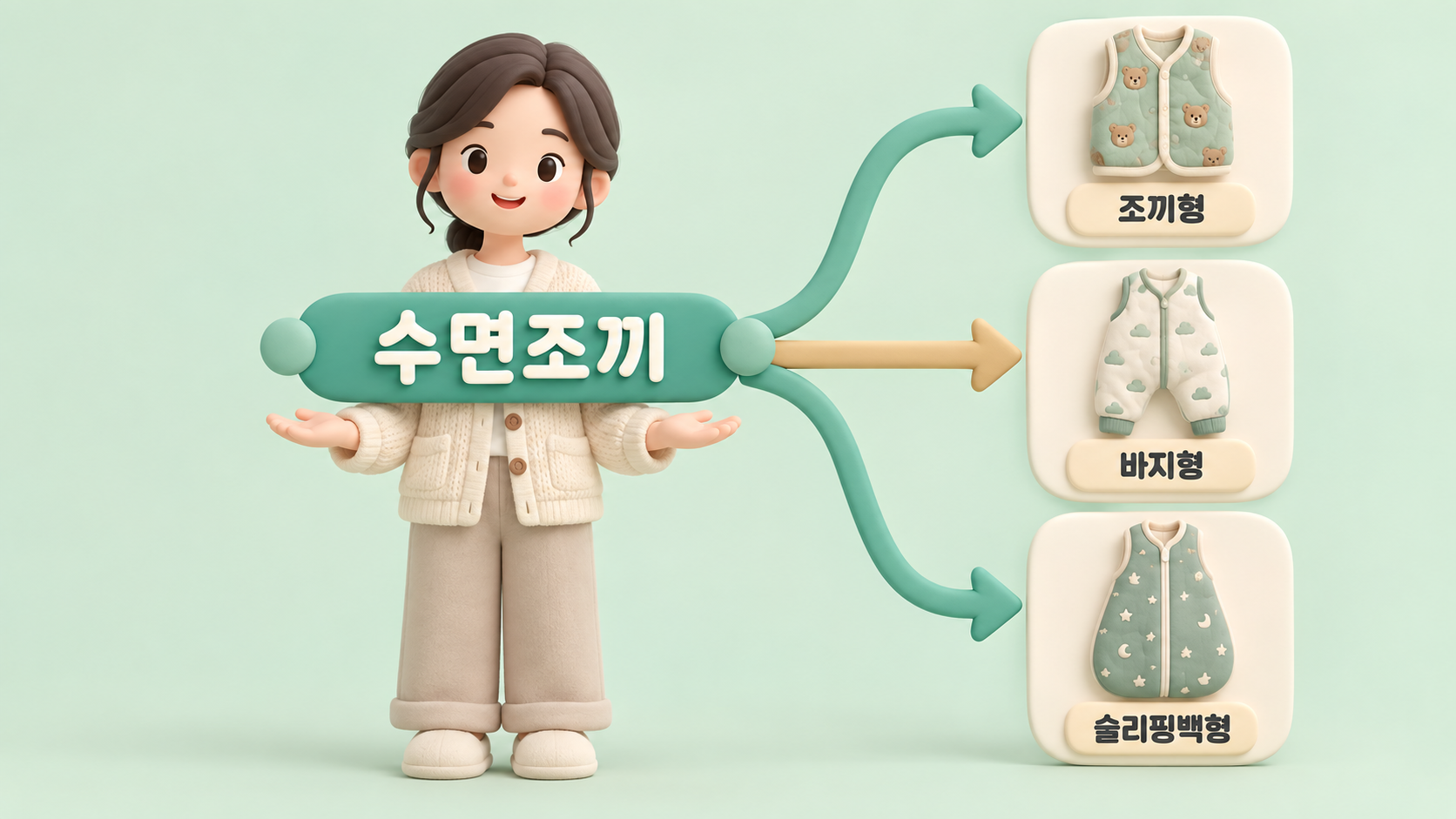 수면조끼 종류 계층도