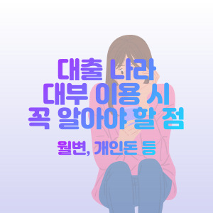 대출-나라-대부-월변-개인돈-후기