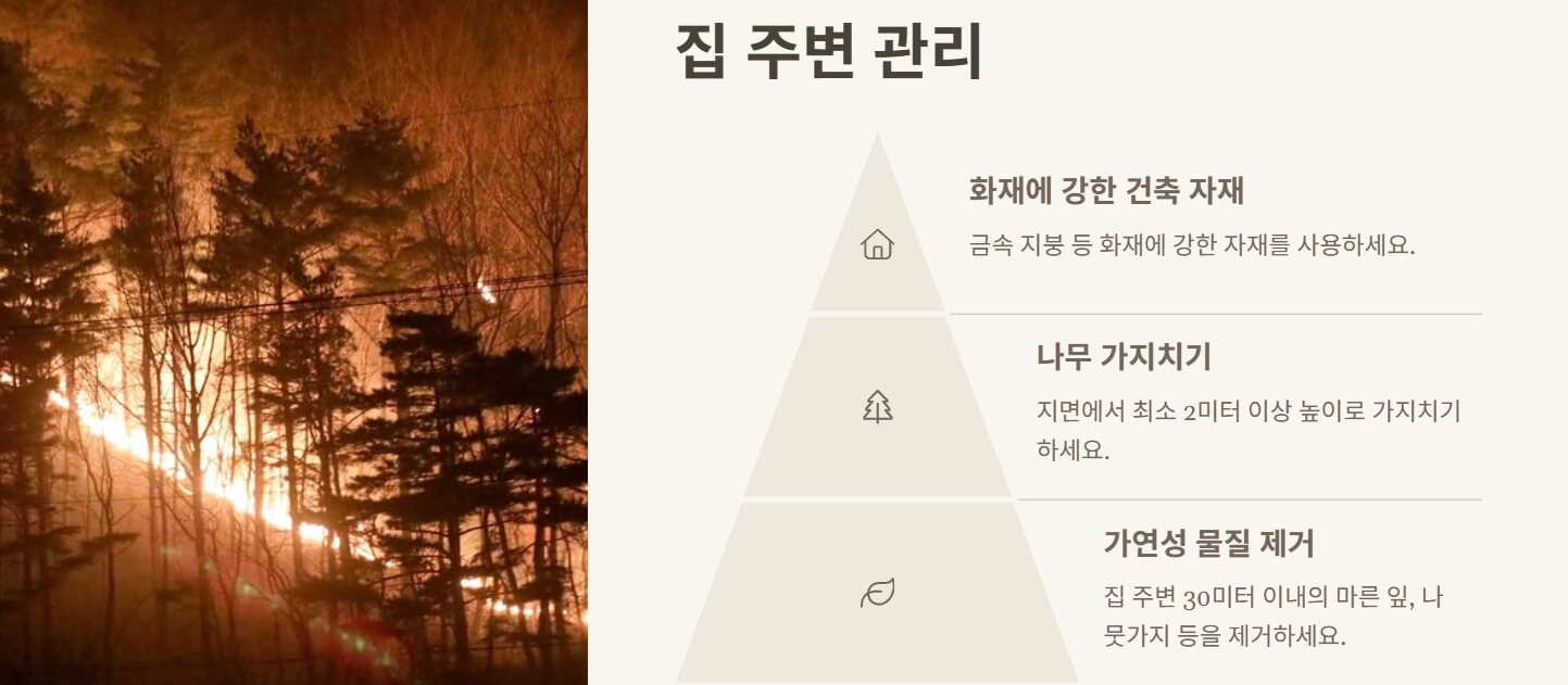 산불 예방 수칙