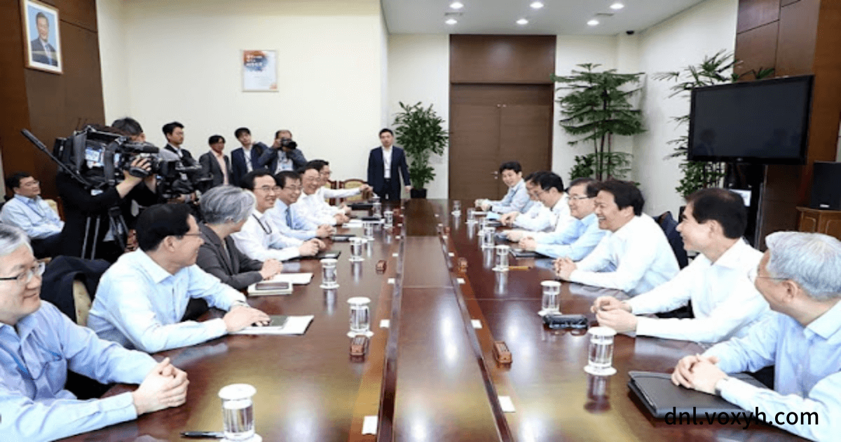 DMZ 내의 판문점 회의