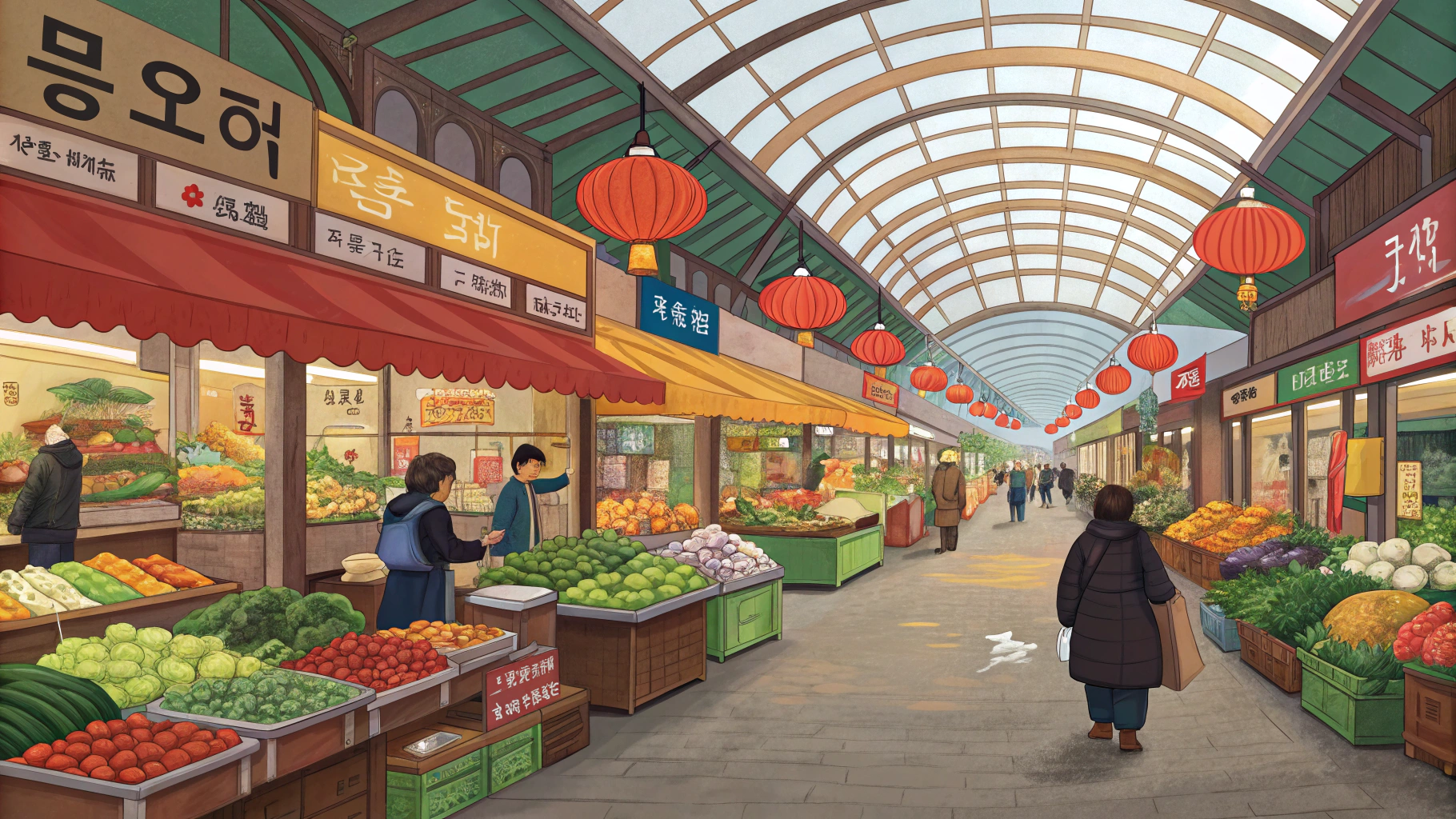 관련이미지 시장의 모습