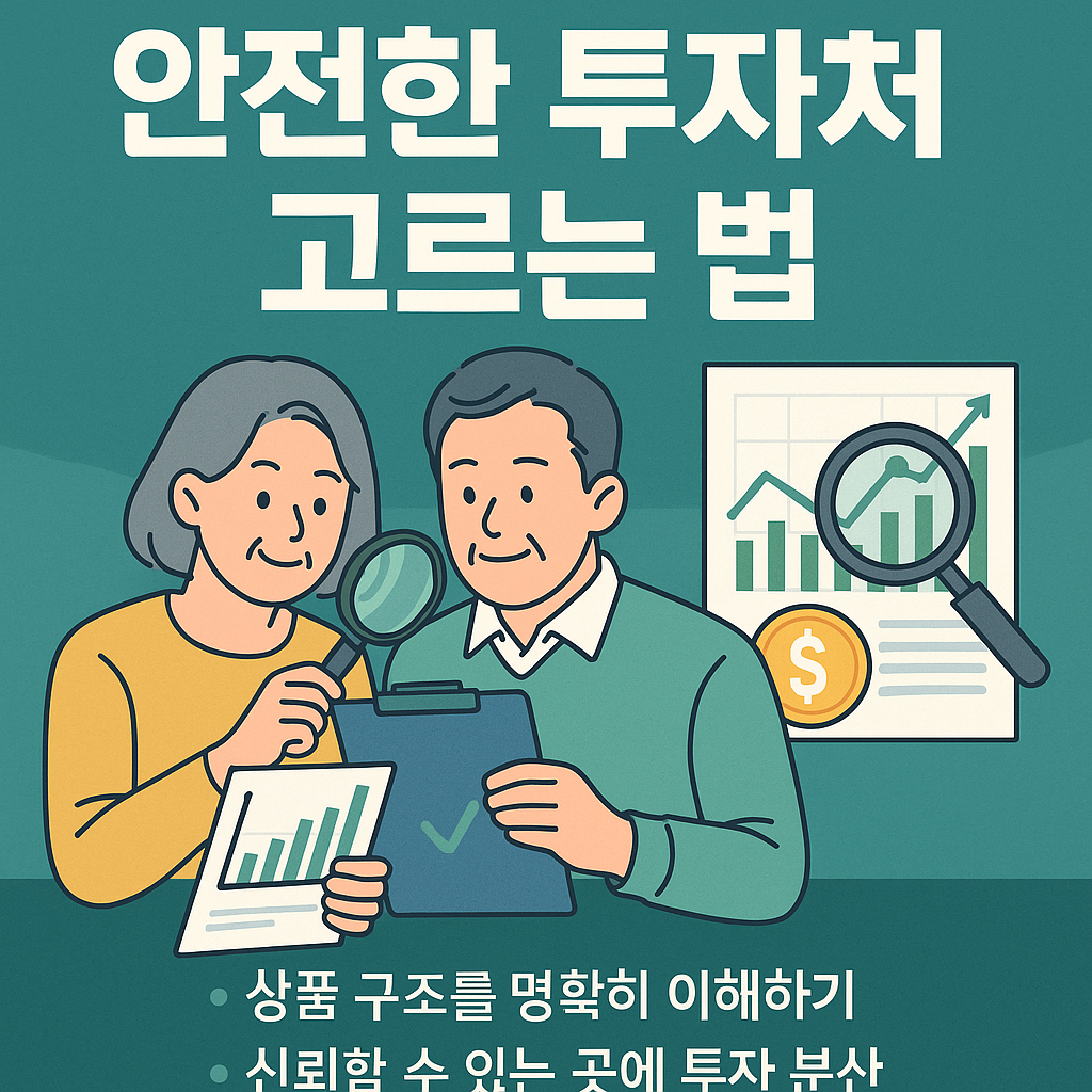 안전한 투자처 고르는 법
