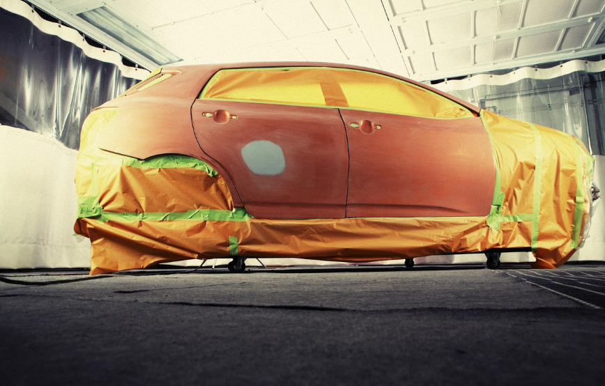 자동차 도색 사진