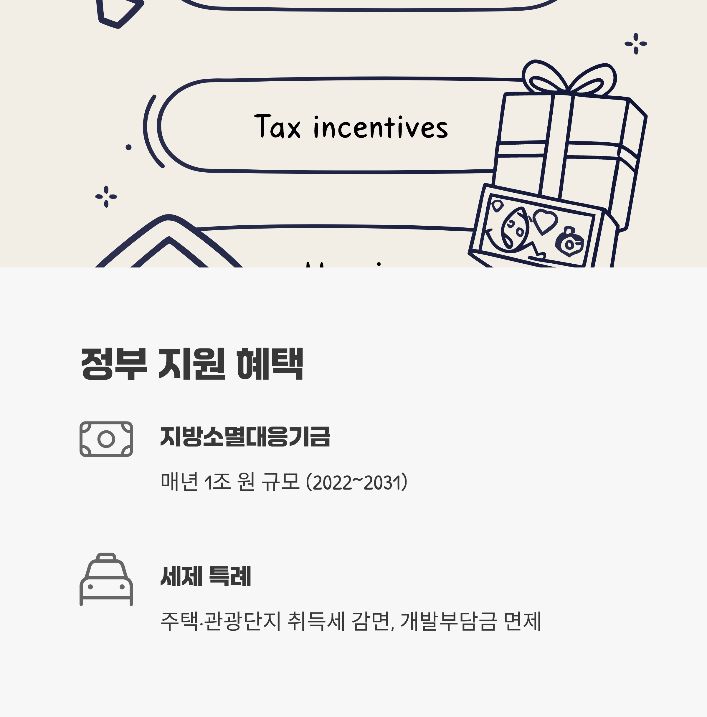 정부 지원 정책 및 혜택