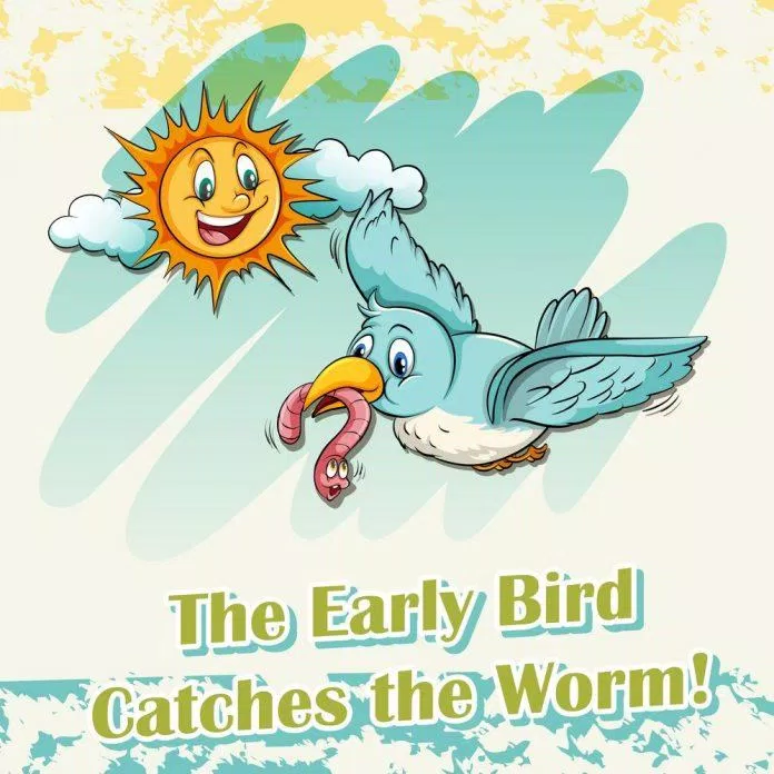 일찍 일어난 새가 벌레를 잡는다