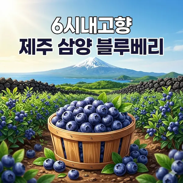 6시내고향 제주 삼양 블루베리