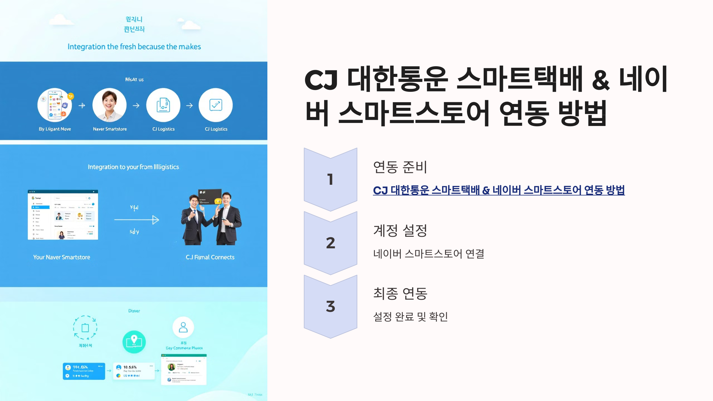 🔗 CJ 대한통운 스마트택배 &amp; 네이버 스마트스토어 연동 방법