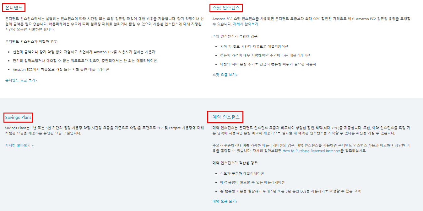 EC2-요금-모델