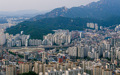 빽빽한 서울아파트