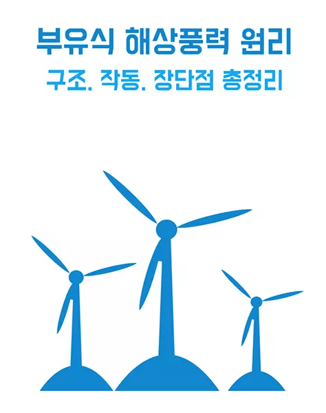 부유식 해상풍력 원리 한눈에 보기 : 구조. 작동. 장단점 총정리