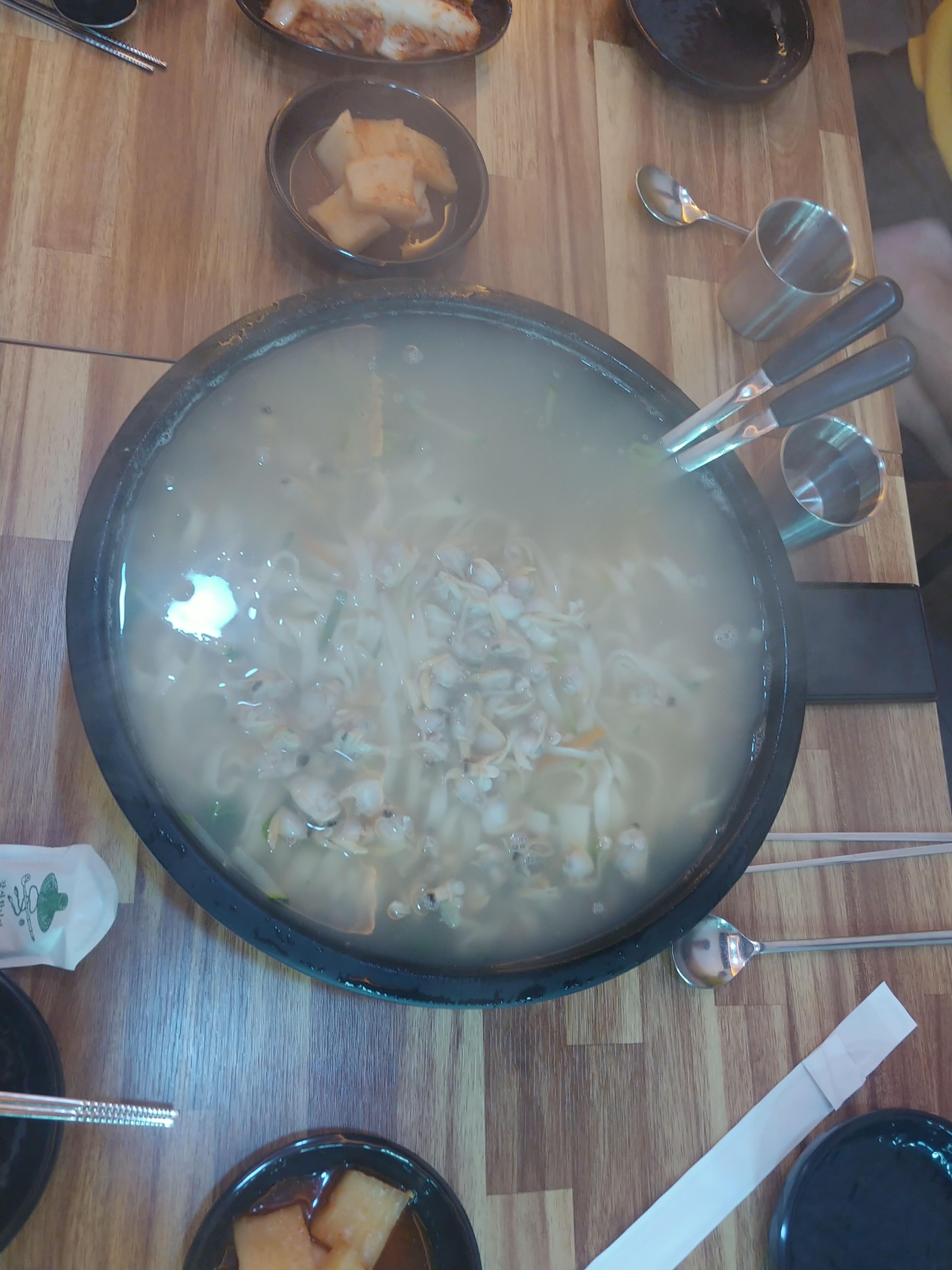 바지락칼국수