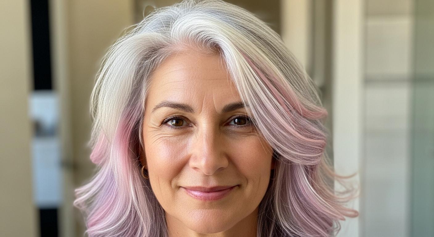 새치 탈색 염색