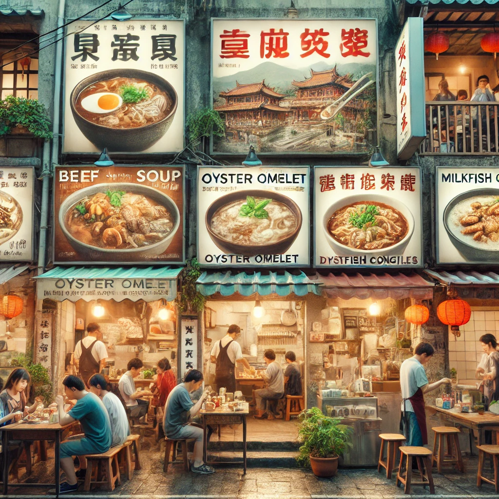 타이난 로컬 맛집 음식 사진