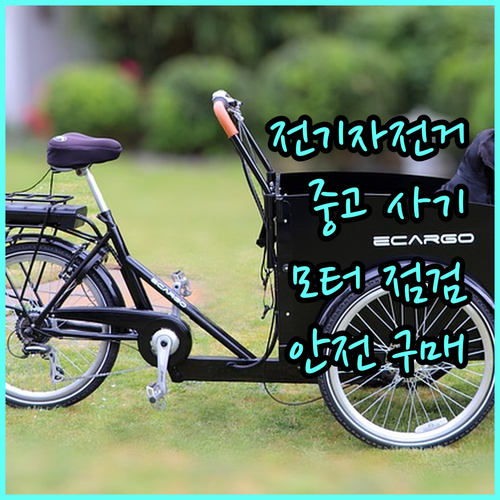 전기자전거 중고 사기 방지: 모터 점