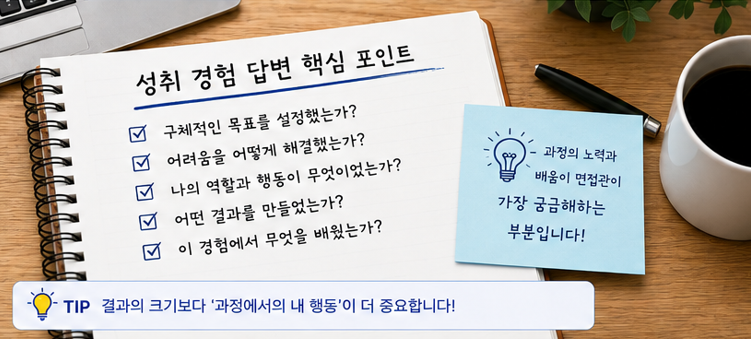 면접 성취 경험 답변법|가장 성공했던 경험 질문에 답하는 방법