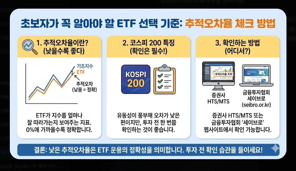 코스피200 ETF 선택 기준 [초보자 필독] KODEX&middot;TIGER&middot;RISE 비교 및 유형별 추천