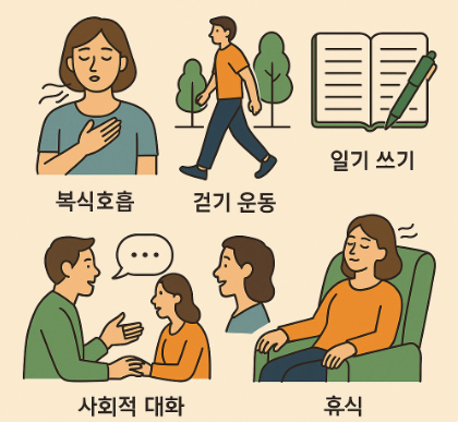 스트레스를 낮추는 요소 사진
