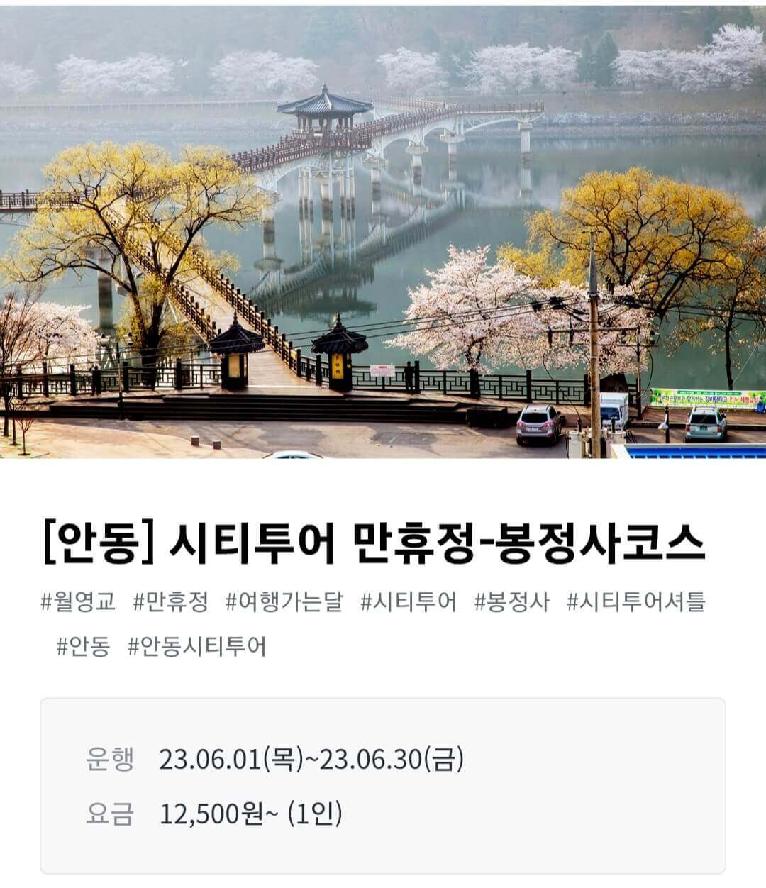 여행가는달 시티투어버스 할인
