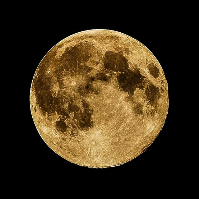 우주에-있는-달-사진