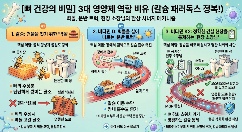 3대 영양제 역할 비유