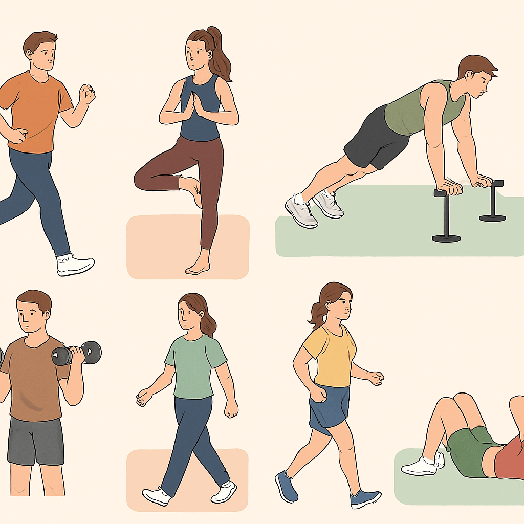 일주일 운동 루틴