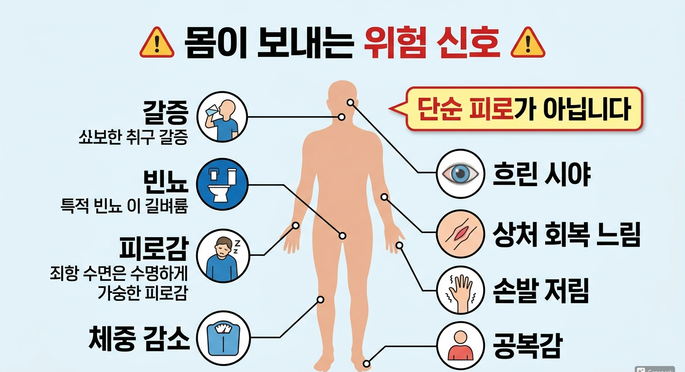 당뇨 초기증상 총정리 – 몸이 보내는 위험 신호 알아보기