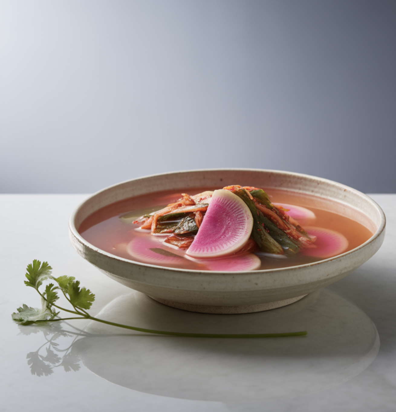 의외의 찰떡궁합, '물김치 & 동치미'